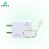 Green UV-22.5 Charger | 22.5W Fast charger | Auto ID LED Indicators | QC3.0 Power Adapter & 100CM USB Data Cable For Android Micro & Type-c Charging | WARP | VOOC | Rapid | Flash | Dash | DART | Multiple Fast Charging Technologies | 6 Months Warranty