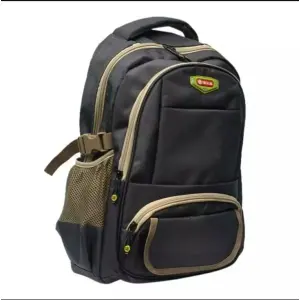 Grey Casual Zippered Backpack (Unisex) - 24 By Mitrata