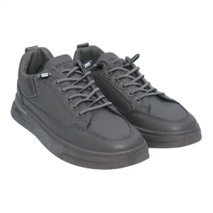 Grey Synthetic Round Toe Lace-Up Closure Medium Width Casual Sneakers For Men (BN16)