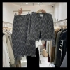 Grey Tweed Coat And Skirt Set For Women | Fashionable Stripped Pattern Design Matching Jacket With Long Skirt Set