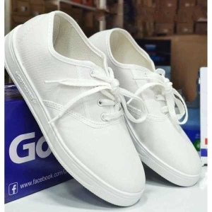 GS School Shoes White For Girls and Boys