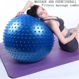 Gym Ball/ Yoga Ball/ Massage Ball 85cm Spiky Fitness Gym Exercise Balance Fitball Assorted colour