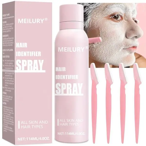 Hair Identifier Spray for Face Shaving With Blades-100ml - Image 2