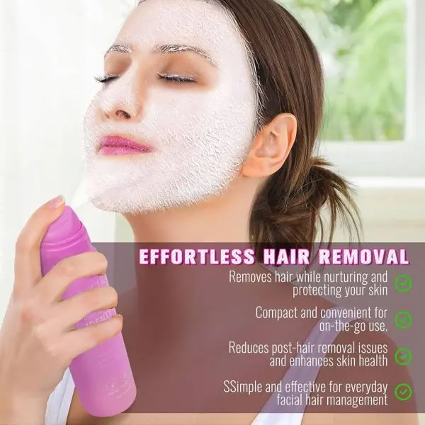 Hair Identifier Spray for Face Shaving With Blades-100ml - Image 4