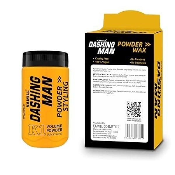 Hair Volumizing Powder Wax Strong Hold Matte Finish 24 Hrs Hold 100% Natural & Safe Hair Styling Powder - Image 2