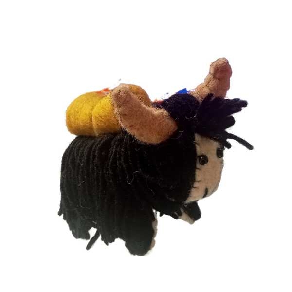 Hand Felted Eco-Friendly Yak For Decoration - Image 2