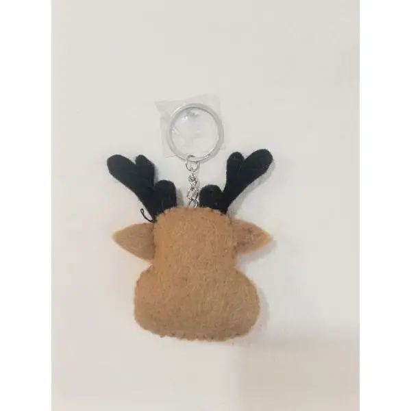 Hand-Felted Keychain | 100% Wool Key Ring | Light Weight Key Holder | Handmade in Nepal | Eco-friendly Accessory - Image 4