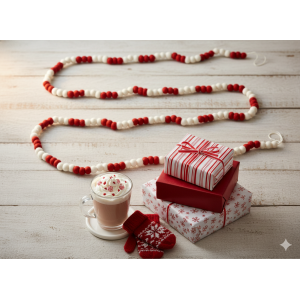 Hand-Felted Wool Garland – 200 Cm of Fun and Color