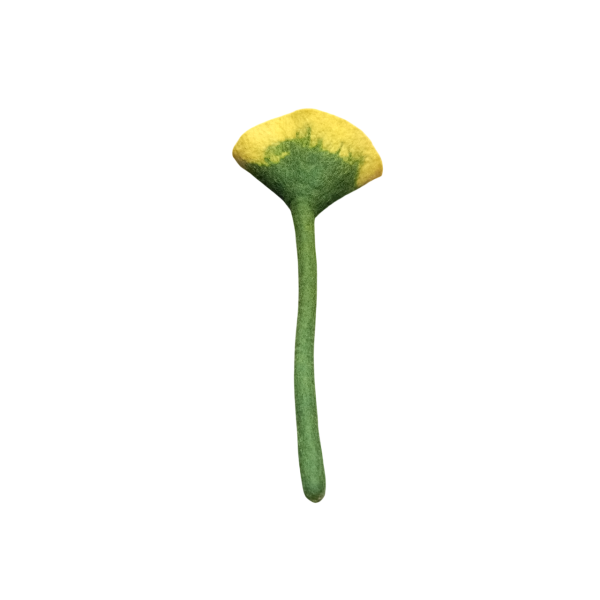 Hand-Felted Woolen Flower Decoration - 100% Wool, Made in Nepal, 45 cm - Image 2