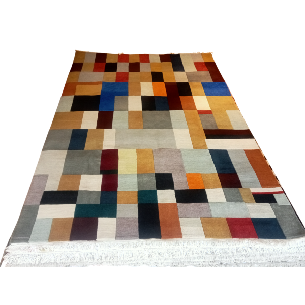 Hand-Knotted Nepali Woolen Carpet 60 Knots,170 Cm x 240 Cm - Image 2