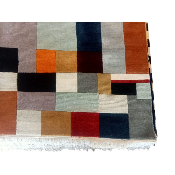 Hand-Knotted Nepali Woolen Carpet 60 Knots,170 Cm x 240 Cm - Image 3