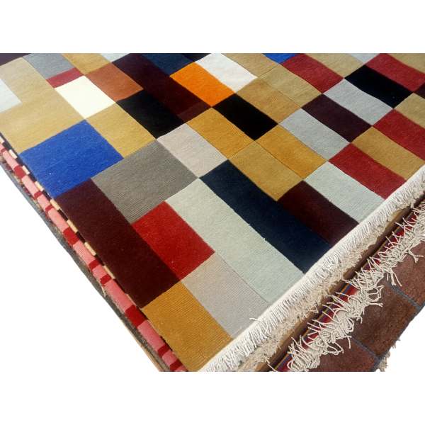 Hand-Knotted Nepali Woolen Carpet 60 Knots,170 Cm x 240 Cm - Image 5