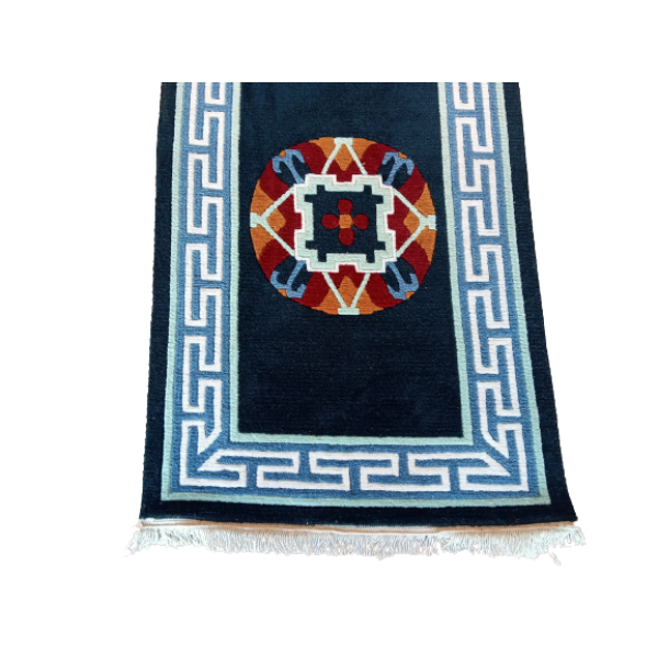 Hand-knotted Nepali Woolen Carpet - Galaicha, 60 Knots, 1.97 Ft x 5.91 Ft - Image 3