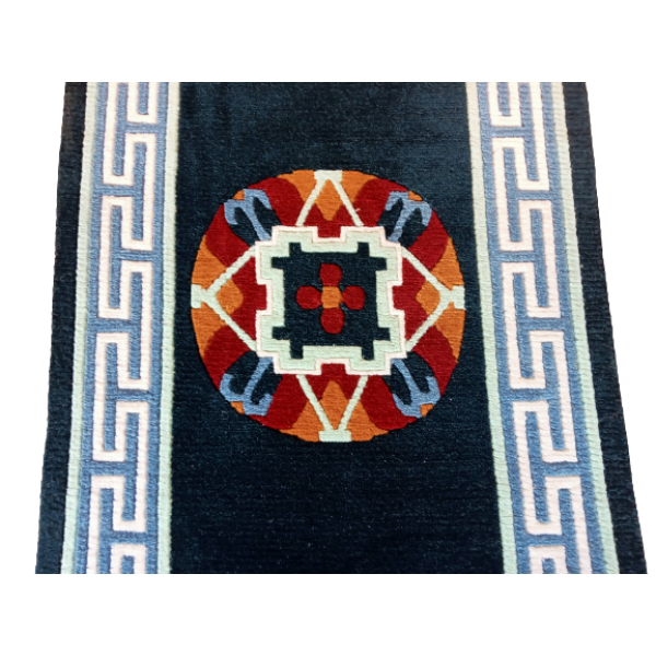 Hand-knotted Nepali Woolen Carpet - Galaicha, 60 Knots, 1.97 Ft x 5.91 Ft - Image 4