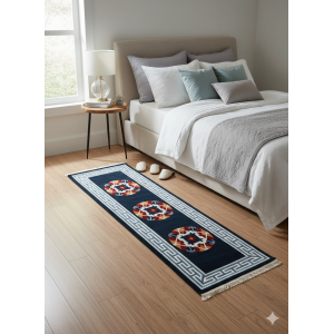Hand-knotted Nepali Woolen Carpet - Galaicha, 60 Knots, 1.97 Ft x 5.91 Ft