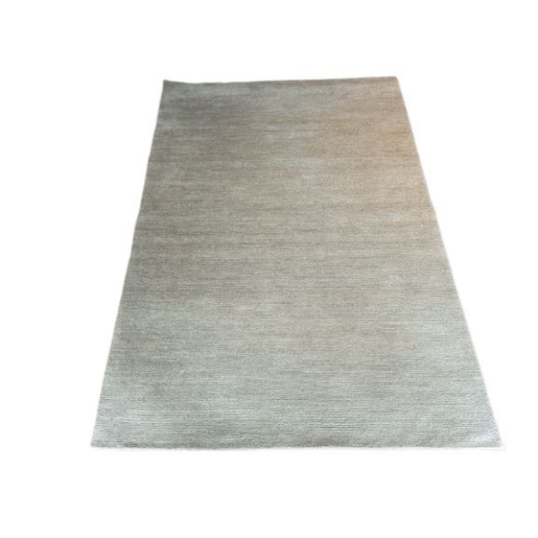 Hand Knotted/Handmade Nepali Woolen Carpet/Grey Color/60 Knots/ 4.10 Ft x 5.94 Ft - Image 2