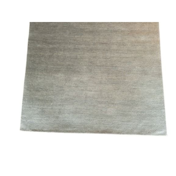 Hand Knotted/Handmade Nepali Woolen Carpet/Grey Color/60 Knots/ 4.10 Ft x 5.94 Ft - Image 3