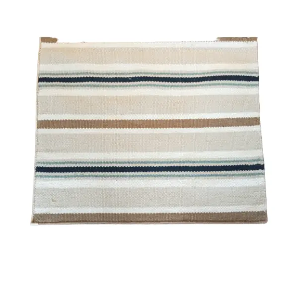 Hand-woven Carpet -Durry Beige | Size 63 Cm x 96 Cm (2.07 Ft x 3.15 Ft) - Image 2