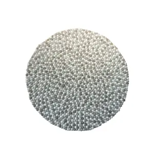 Handfelted Weave: Natural Round Rug - 100cm Diameter with 2.2cm Ball