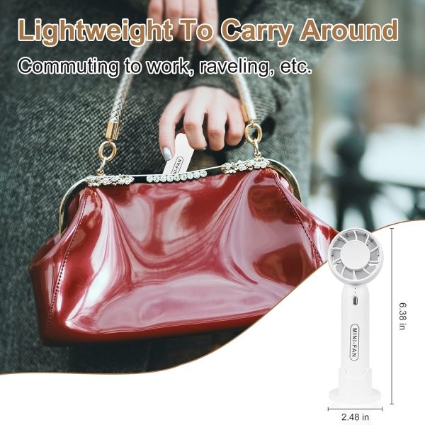 Handheld 3 Speed Turbo Portable Mini Fan For Travel ,Outdoor And Office - Image 5