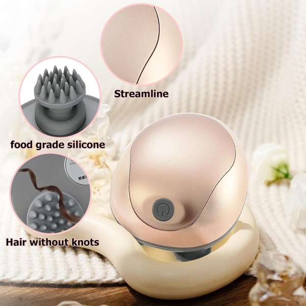 Handheld Head & Scalp Massager with 350 Degree Rotation - Image 4