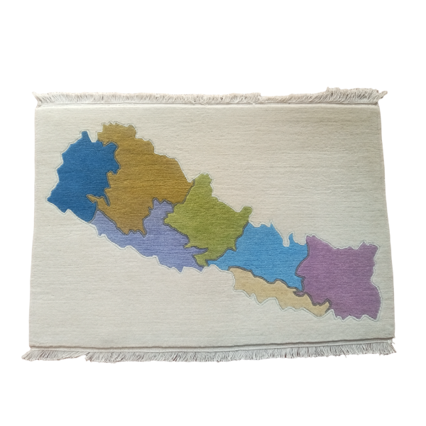 Handknotted Nepali Wall Hanging Carpet – 100 Knots, 90x60 cm (2.95 x 1.97 ft) - Image 4