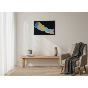 Handknotted Nepali Wall Hanging Carpet – 100 Knots, 90x60 cm (2.95 x 1.97 ft)