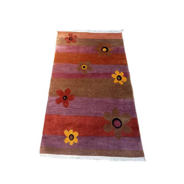 Handknotted Nepali Woolen Carpet for Your Home 60 Knots 93 Cm x 162 Cm - Image 4