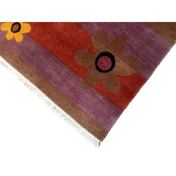 Handknotted Nepali Woolen Carpet for Your Home 60 Knots 93 Cm x 162 Cm - Image 5