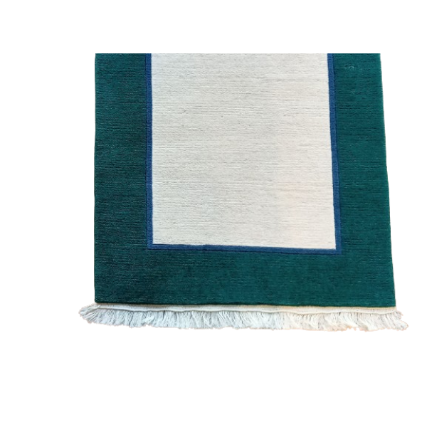 Handknotted Nepali Woolen Carpet - Modern Pattern, 60 Knots, 64 Cm x 92 Cm - Image 2