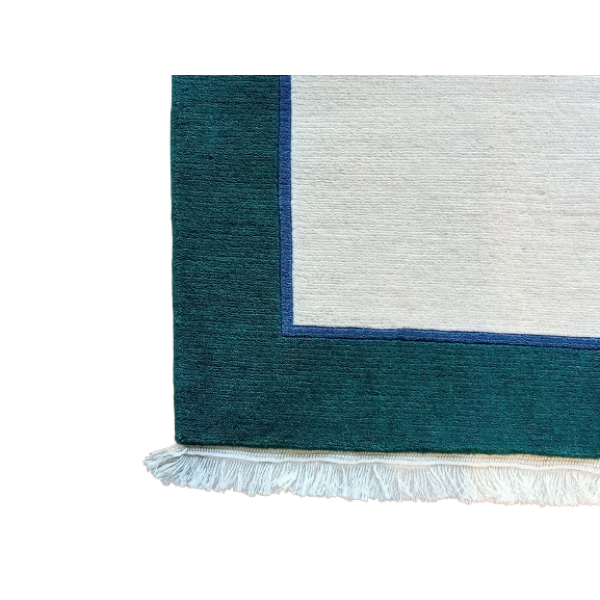 Handknotted Nepali Woolen Carpet - Modern Pattern, 60 Knots, 64 Cm x 92 Cm - Image 3