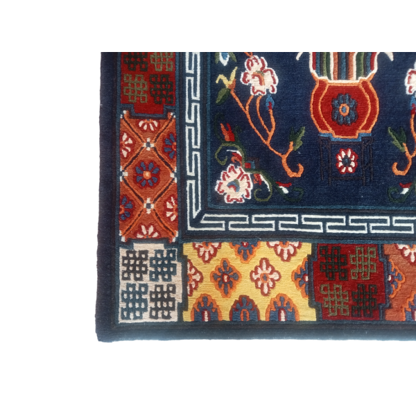 HandKnotted Nepali Woollen Carpet 100 Knots-92 Cm x 194 Cm - Image 4