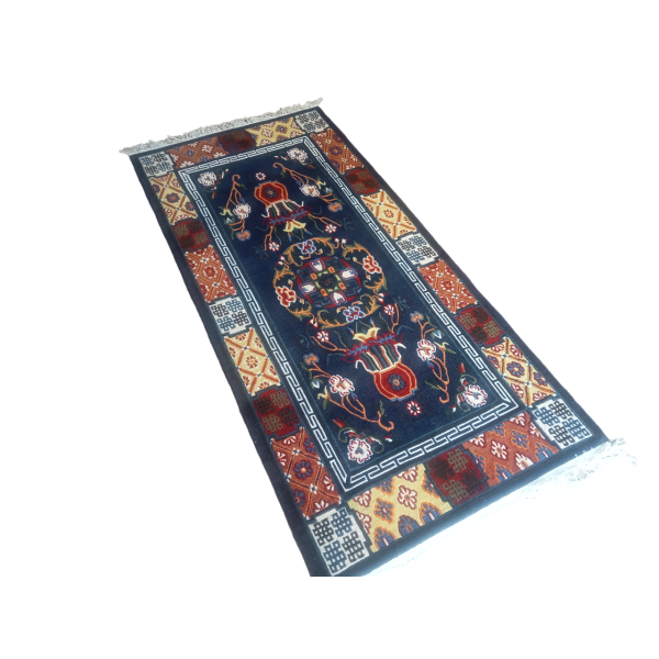 HandKnotted Nepali Woollen Carpet 100 Knots-92 Cm x 194 Cm - Image 5