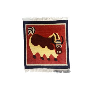 Handknotted Nepali Woollen Carpet,60 Knots 40 Cm x 40 Cm