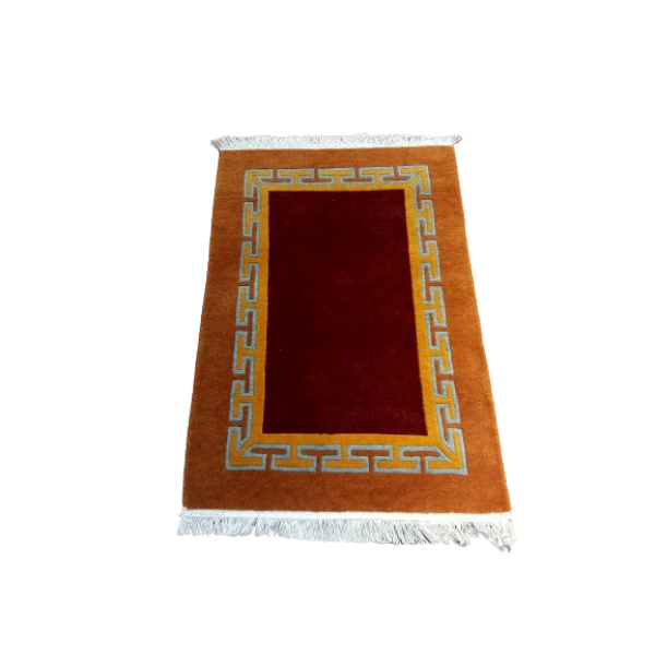 Handknotted Traditional Nepali Woolen Carpet – 60 Knots, 63x90 cm (2.06x2.95 Ft) - Image 2