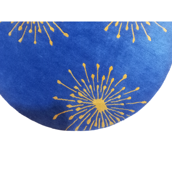 Handknotted/Handmade Nepali Woolen Carpet 60 Knots 100 Cm Round - Image 2