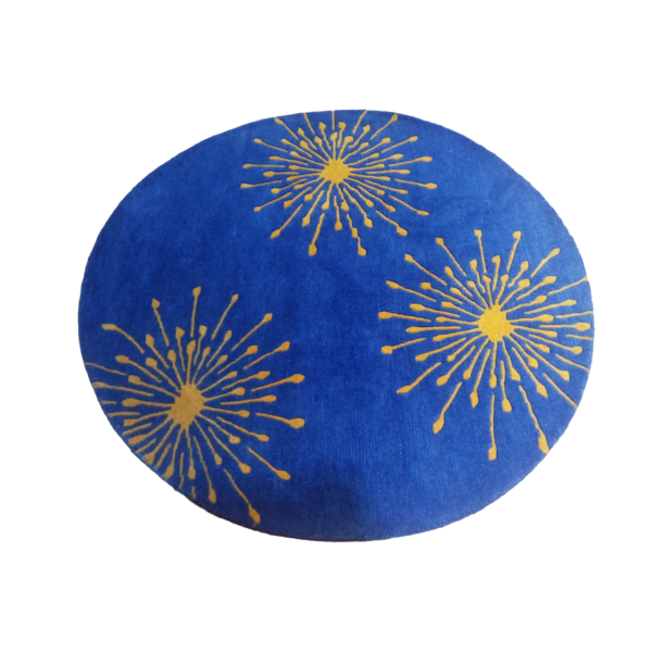 Handknotted/Handmade Nepali Woolen Carpet 60 Knots 100 Cm Round - Image 4