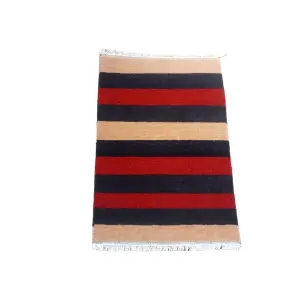 Handknotted/Handmade Nepali Woolen Carpet 60 Knots 45 Cm x 63 Cm