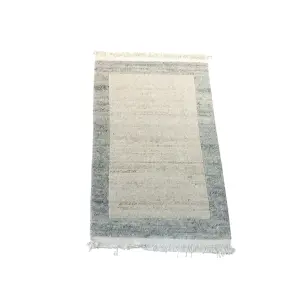 Handknotted/Handmade Nepali Woolen Carpet 60 Knots 60 Cm x 90 Cm