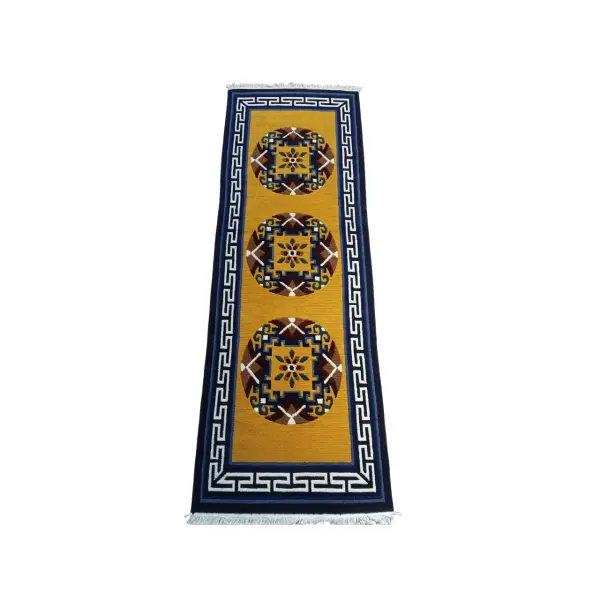 Handknotted/Handmade Nepali Woolen Carpet/Rug 60 Knots 2.00 Ft x 6.00 Ft - Image 2