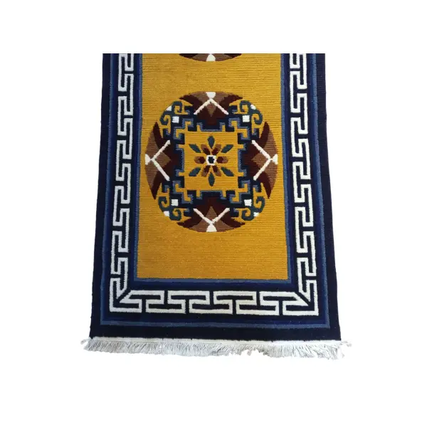 Handknotted/Handmade Nepali Woolen Carpet/Rug 60 Knots 2.00 Ft x 6.00 Ft - Image 3