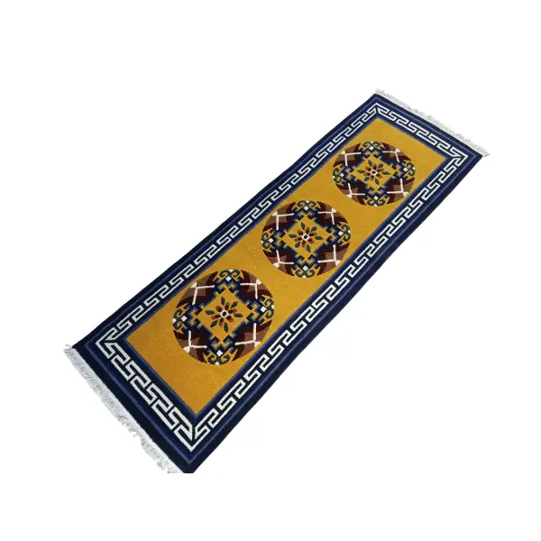 Handknotted/Handmade Nepali Woolen Carpet/Rug 60 Knots 2.00 Ft x 6.00 Ft - Image 4