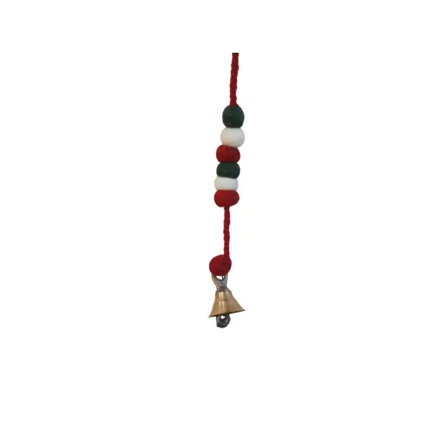 Handmade Eco-Friendly Wool Felt Hanging Snowman Decoration - Image 3