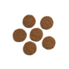 Handmade Felt Ball Tea Coasters - Set of 6 - 100% New Zealand Wool Round Mat (10cm) - Eco-Friendly & Heat Resistant