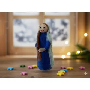 Handmade Felt Hanging Angel For Decoration