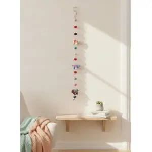 Handmade Felt Large Elephant Hanging Decoration
