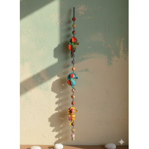 Handmade Felt Seahorse Hanging Decoration