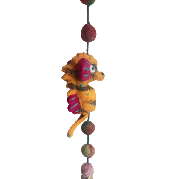 Handmade Felt Seahorse Hanging Decoration - Image 5