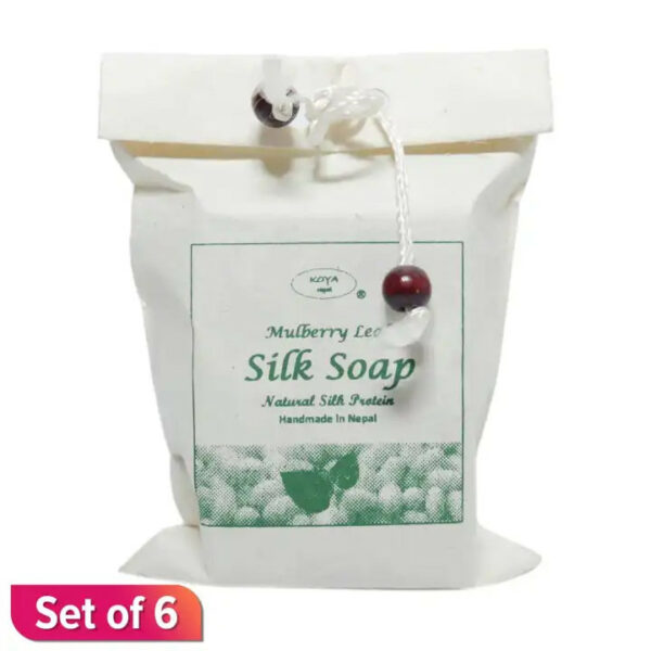 Handmade Natural Silk Soap Mulberry Leaf 1