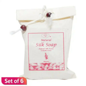 Handmade Natural Silk Soap Rosemary (Set of 6) 1